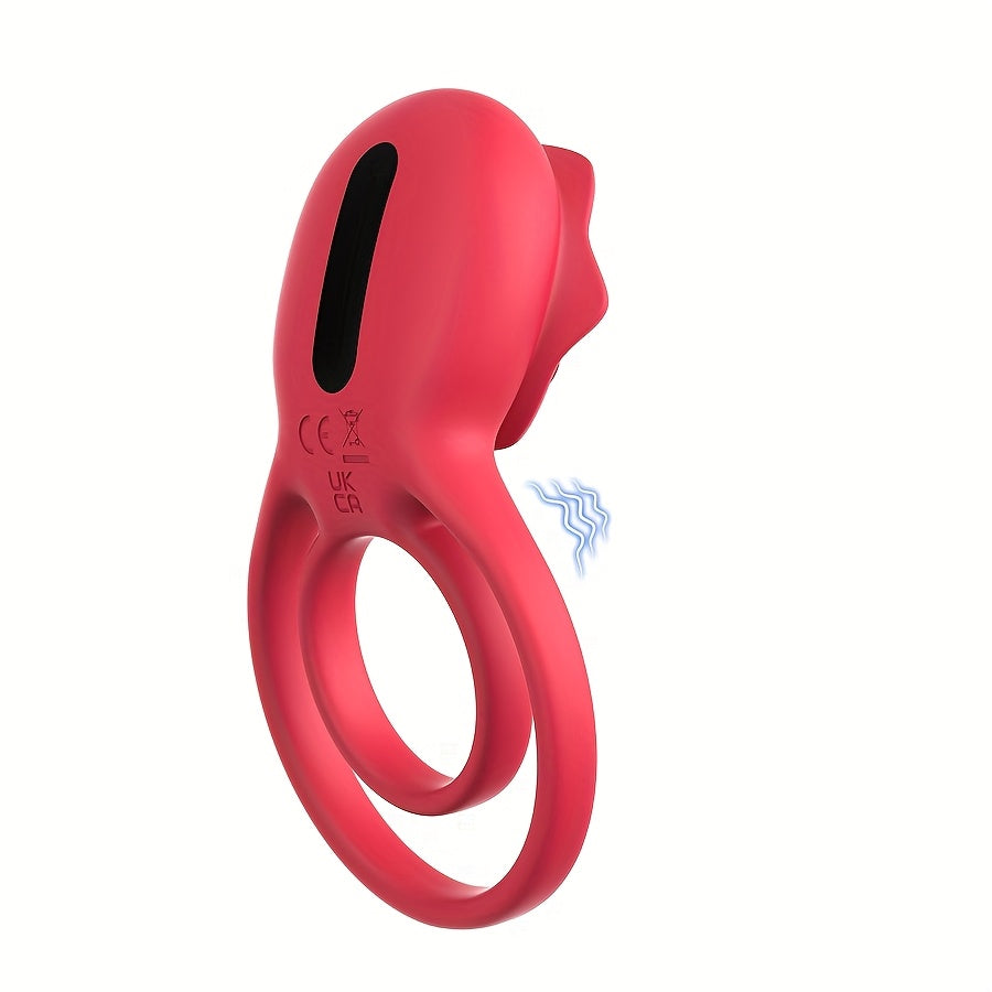 Rose Vibrating Ring with Clitoral Stimulator