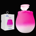 10-Function Silicone Rechargeable Clitoral Sucking Rose Sex Toy