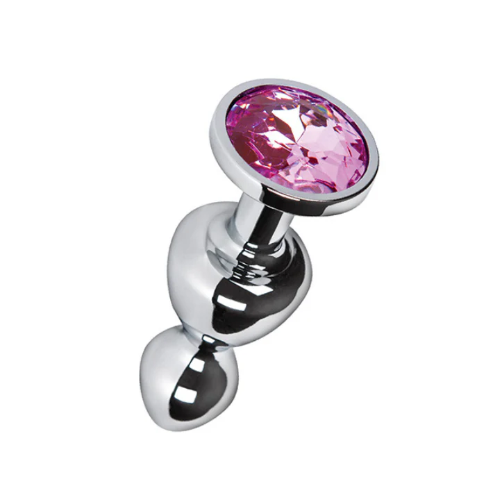 Pleasures Ada Round Metal Anal Plug Large