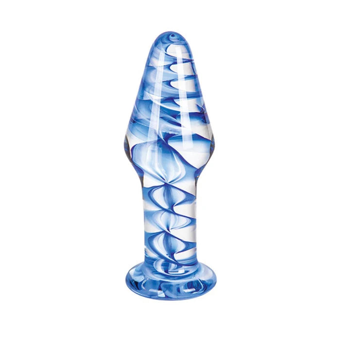 Pleasures Crystal Lux Glass Anal Plug