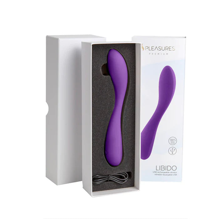 Pleasures Libido G Spot Vibrator Purple
