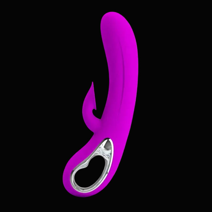 Pretty Love Nicola Rabbit Vibrator & Clitoral Sucker - Pink