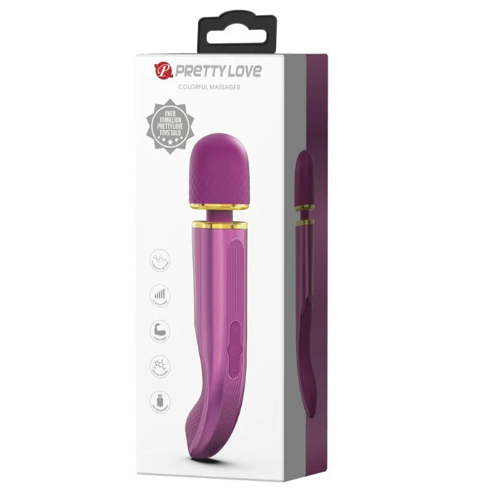 Pretty Love Wand Vibrator - Purple