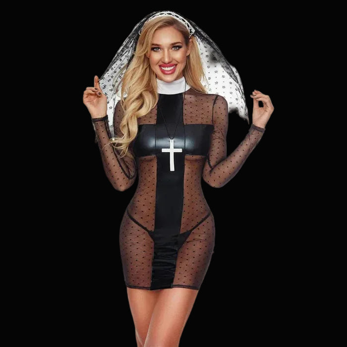 Sexy Nun Fantasy Outfit