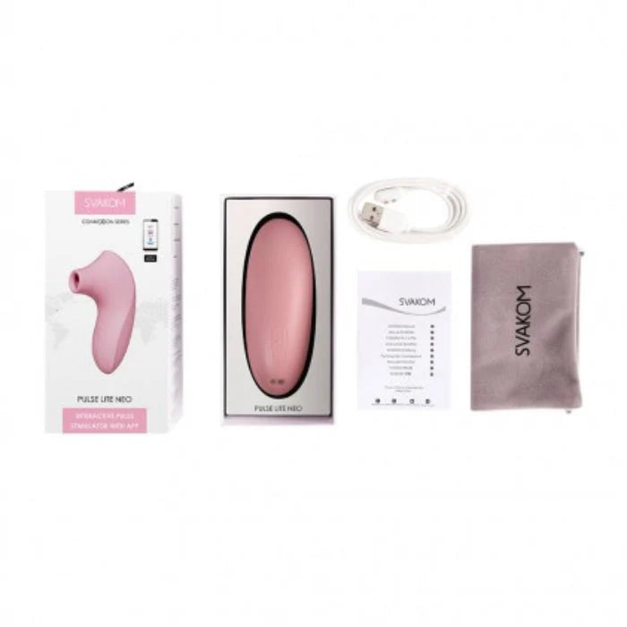 Svakom Pulse Lite Neo Clitoral Sucker Pink